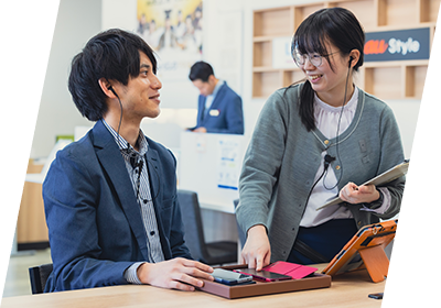 スピードと前向きさを武器にする イメージ